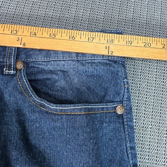 M. Gordon Mens Size W36 L30 Blue Slim Straight Denim Jeans - Picture 5 of 10